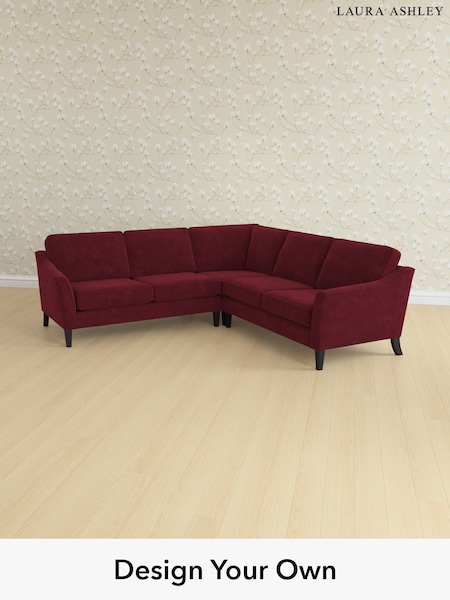 Alwyn Velvet/Burgundy Red Marford By Laura Ashley (W46882) | £2,500