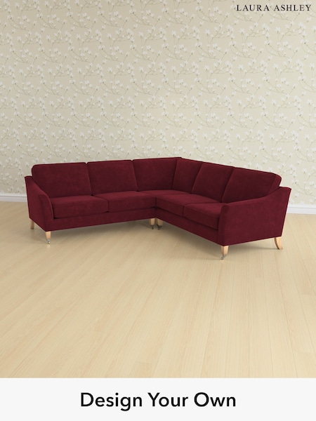Alwyn Velvet/Burgundy Red Marford By Laura Ashley (W46882) | £2,500