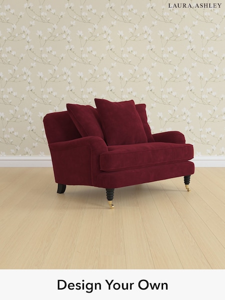 Alwyn Velvet/Burgundy Red Lynden Scatter Back By Laura Ashley (W46883) | £1,075