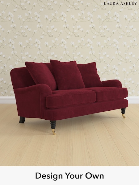 Alwyn Velvet/Burgundy Red Lynden Scatter Back By Laura Ashley (W46883) | £1,275