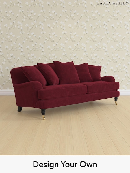 Alwyn Velvet/Burgundy Red Lynden Scatter Back By Laura Ashley (W46883) | £1,475