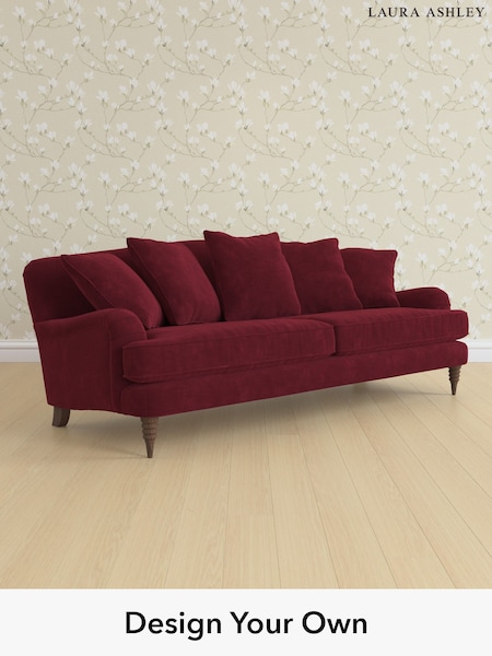 Alwyn Velvet/Burgundy Red Lynden Scatter Back By Laura Ashley (W46883) | £1,575