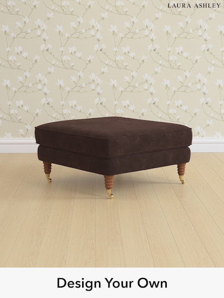 Alwyn Velvet/Chocolate Brown Lynden By Laura Ashley (W46888) | £625