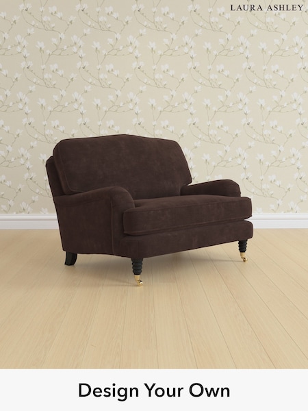 Alwyn Velvet/Chocolate Brown Lynden By Laura Ashley (W46888) | £975