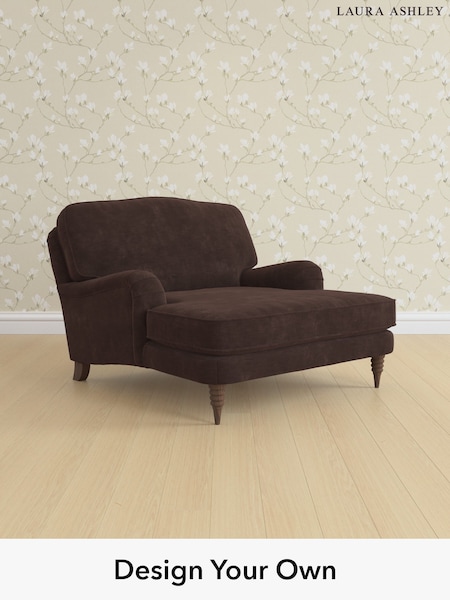 Alwyn Velvet/Chocolate Brown Lynden By Laura Ashley (W46888) | £1,125