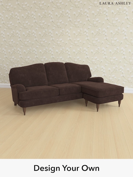 Alwyn Velvet/Chocolate Brown Lynden By Laura Ashley (W46888) | £2,300