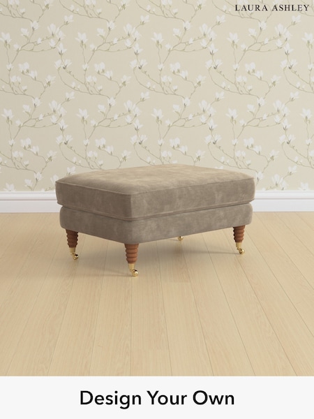 Alwyn Velvet/Truffle Natural Lynden Scatter Back By Laura Ashley (W46898) | £525