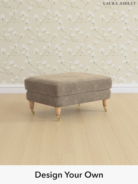 Alwyn Velvet/Truffle Natural Lynden Scatter Back By Laura Ashley (W46898) | £525