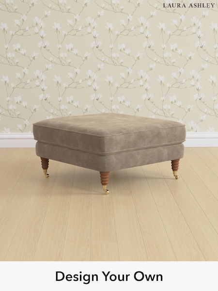 Alwyn Velvet/Truffle Natural Lynden Scatter Back By Laura Ashley (W46898) | £625