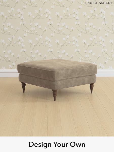 Alwyn Velvet/Truffle Natural Lynden Scatter Back By Laura Ashley (W46898) | £625