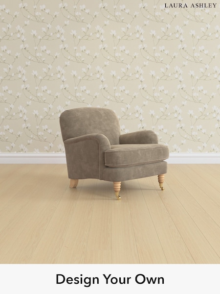 Alwyn Velvet/Truffle Natural Lynden Scatter Back By Laura Ashley (W46898) | £850
