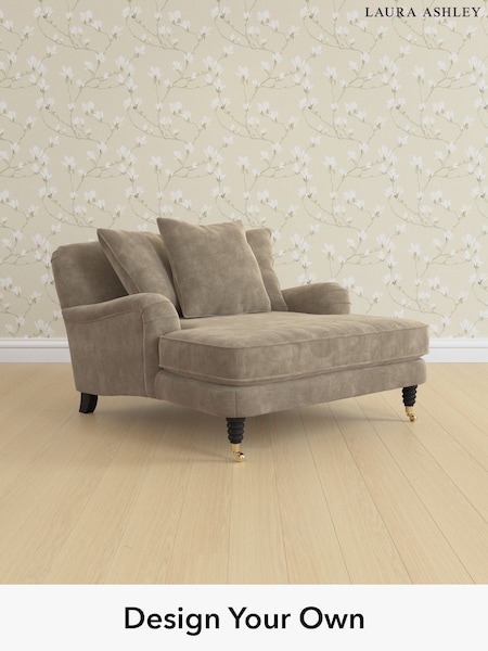 Alwyn Velvet/Truffle Natural Lynden Scatter Back By Laura Ashley (W46898) | £1,175