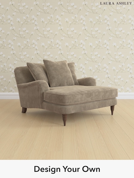Alwyn Velvet/Truffle Natural Lynden Scatter Back By Laura Ashley (W46898) | £1,175