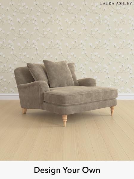 Alwyn Velvet/Truffle Natural Lynden Scatter Back By Laura Ashley (W46898) | £1,175