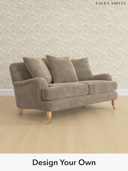 Alwyn Velvet/Truffle Natural Lynden Scatter Back By Laura Ashley (W46898) | £1,275