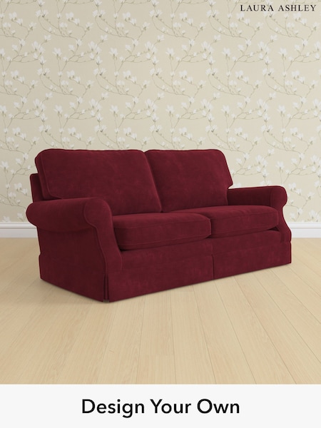 Alwyn Velvet/Burgundy Red Padstow By Laura Ashley (W46904) | £1,325