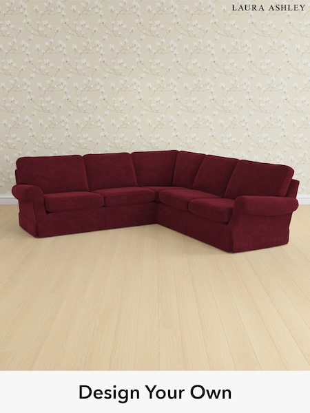 Alwyn Velvet/Burgundy Red Padstow By Laura Ashley (W46904) | £2,875
