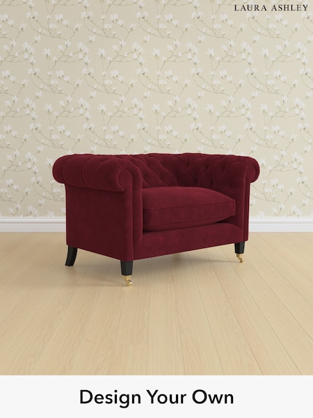 Alwyn Velvet/Burgundy Red Penarth By Laura Ashley (W46905) | £1,300