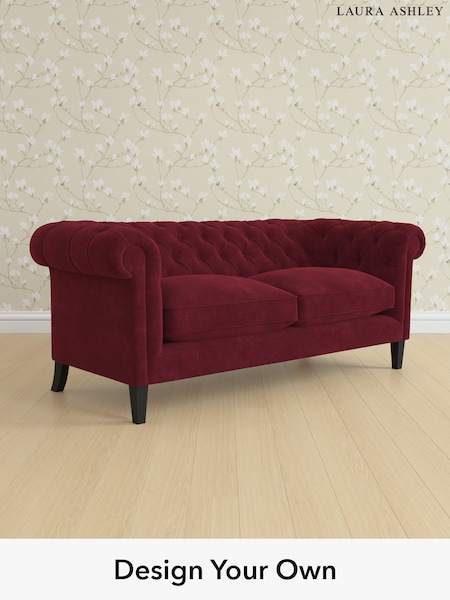 Alwyn Velvet/Burgundy Red Penarth By Laura Ashley (W46905) | £1,625