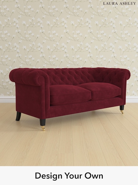 Alwyn Velvet/Burgundy Red Penarth By Laura Ashley (W46905) | £1,625