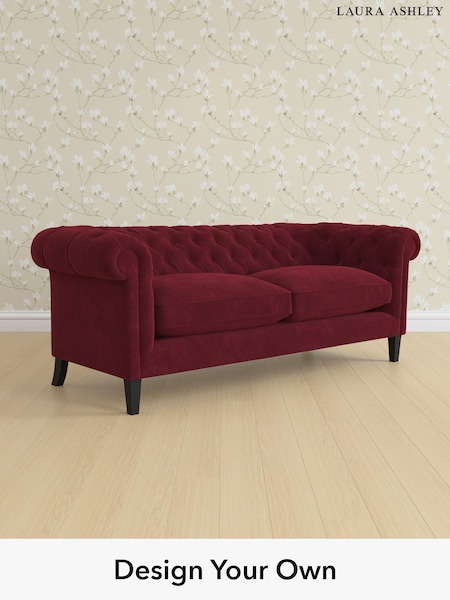 Alwyn Velvet/Burgundy Red Penarth By Laura Ashley (W46905) | £1,725