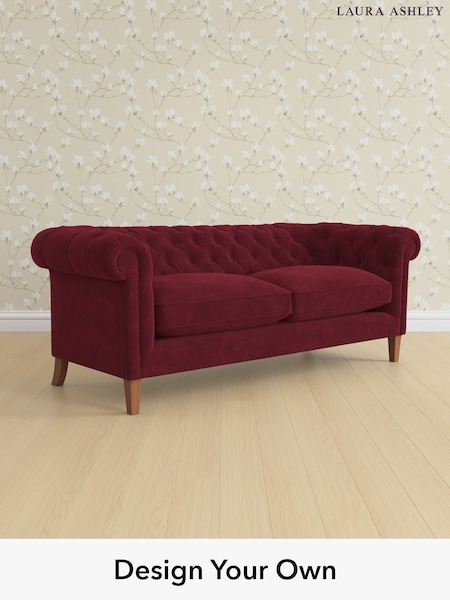 Alwyn Velvet/Burgundy Red Penarth By Laura Ashley (W46905) | £1,725