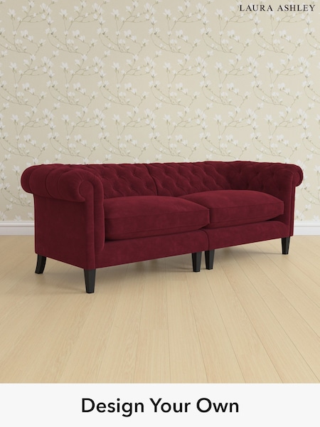 Alwyn Velvet/Burgundy Red Penarth By Laura Ashley (W46905) | £1,950