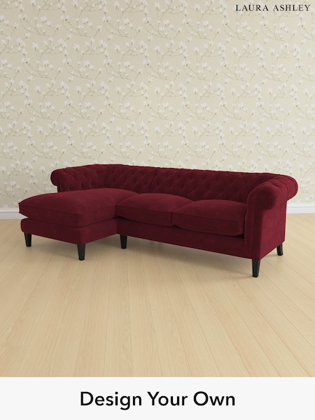 Alwyn Velvet/Burgundy Red Penarth By Laura Ashley (W46905) | £2,575