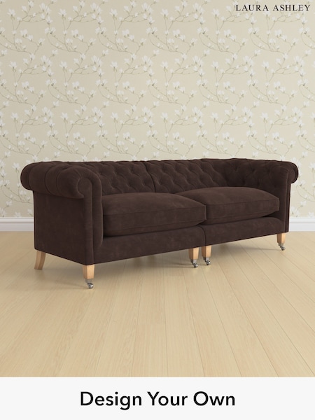 Alwyn Velvet/Chocolate Brown Penarth By Laura Ashley (W46906) | £1,950