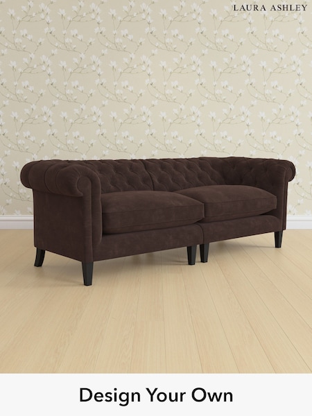 Alwyn Velvet/Chocolate Brown Penarth By Laura Ashley (W46906) | £1,950