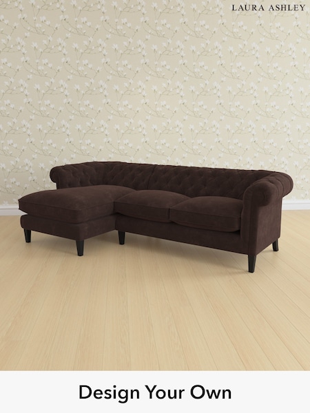 Alwyn Velvet/Chocolate Brown Penarth By Laura Ashley (W46906) | £2,575