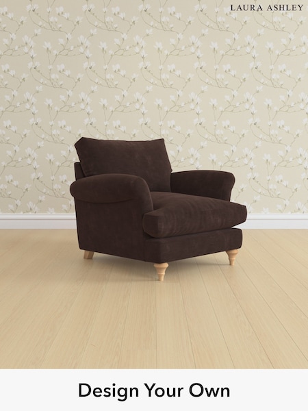 Alwyn Velvet/Chocolate Brown Westley By Laura Ashley (W46908) | £875