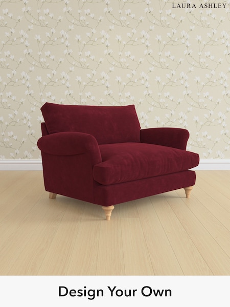 Alwyn Velvet/Burgundy Red Westley By Laura Ashley (W46914) | £1,000