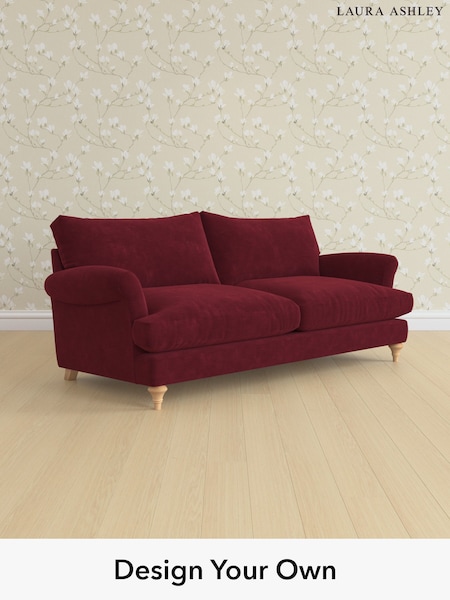 Alwyn Velvet/Burgundy Red Westley By Laura Ashley (W46914) | £1,525