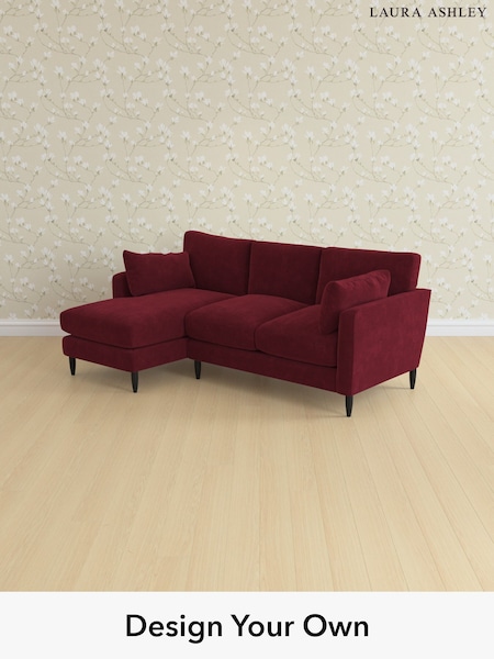 Alwyn Velvet/Burgundy Red Radcliffe By Laura Ashley (W46915) | £2,475