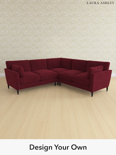 Alwyn Velvet/Burgundy Red Radcliffe By Laura Ashley (W46915) | £3,200