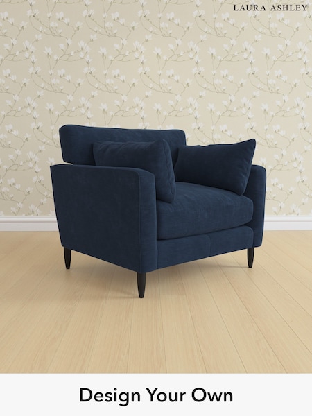 Alwyn Velvet/Midnight Navy Radcliffe By Laura Ashley (W46919) | £1,075