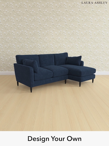 Alwyn Velvet/Midnight Navy Radcliffe By Laura Ashley (W46919) | £2,475