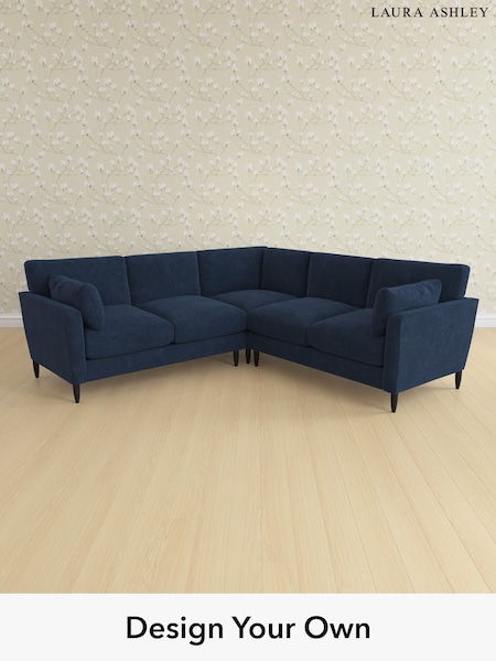 Alwyn Velvet/Midnight Navy Radcliffe By Laura Ashley (W46919) | £3,200