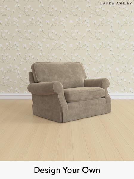 Alwyn Velvet/Truffle Natural Padstow By Laura Ashley (W46920) | £1,050