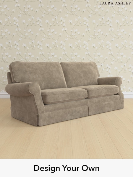 Alwyn Velvet/Truffle Natural Padstow By Laura Ashley (W46920) | £1,425