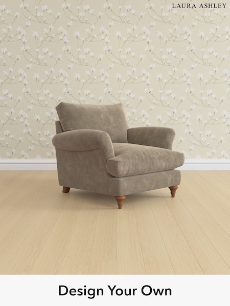 Alwyn Velvet/Truffle Natural Westley By Laura Ashley (W46921) | £875