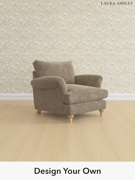 Alwyn Velvet/Truffle Natural Westley By Laura Ashley (W46921) | £875