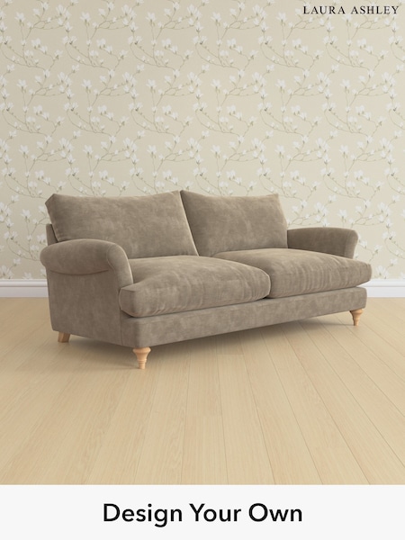 Alwyn Velvet/Truffle Natural Westley By Laura Ashley (W46921) | £1,525