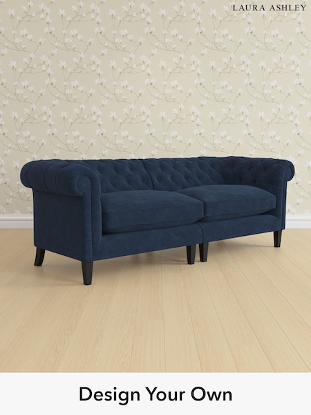 Alwyn Velvet/Midnight Navy Penarth By Laura Ashley (W46923) | £1,950