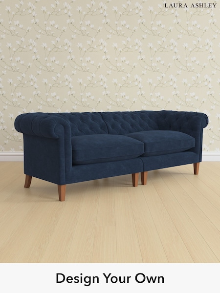 Alwyn Velvet/Midnight Navy Penarth By Laura Ashley (W46923) | £1,950