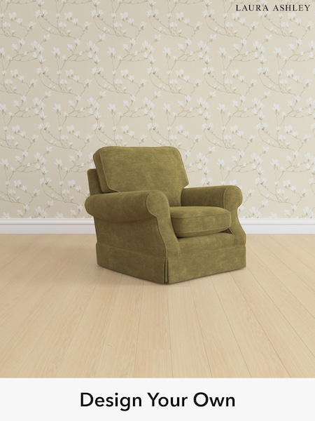 Alwyn Velvet/Olive Green Padstow By Laura Ashley (W46924) | £900