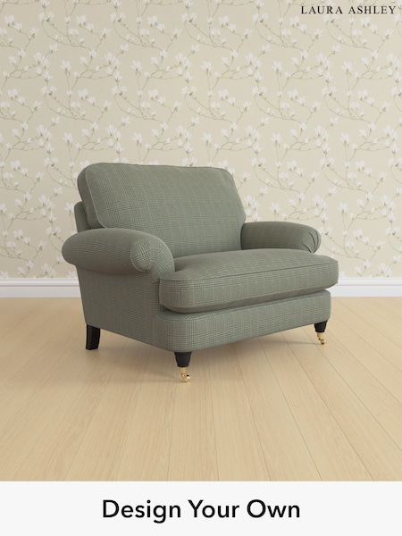 Birchgrove Check/Olive Green Beaumaris By Laura Ashley (W46997) | £1,150