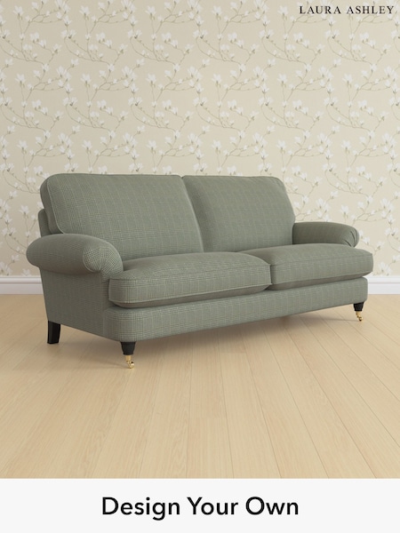 Birchgrove Check/Olive Green Beaumaris By Laura Ashley (W46997) | £1,575