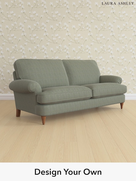 Birchgrove Check/Olive Green Beaumaris By Laura Ashley (W46997) | £1,575
